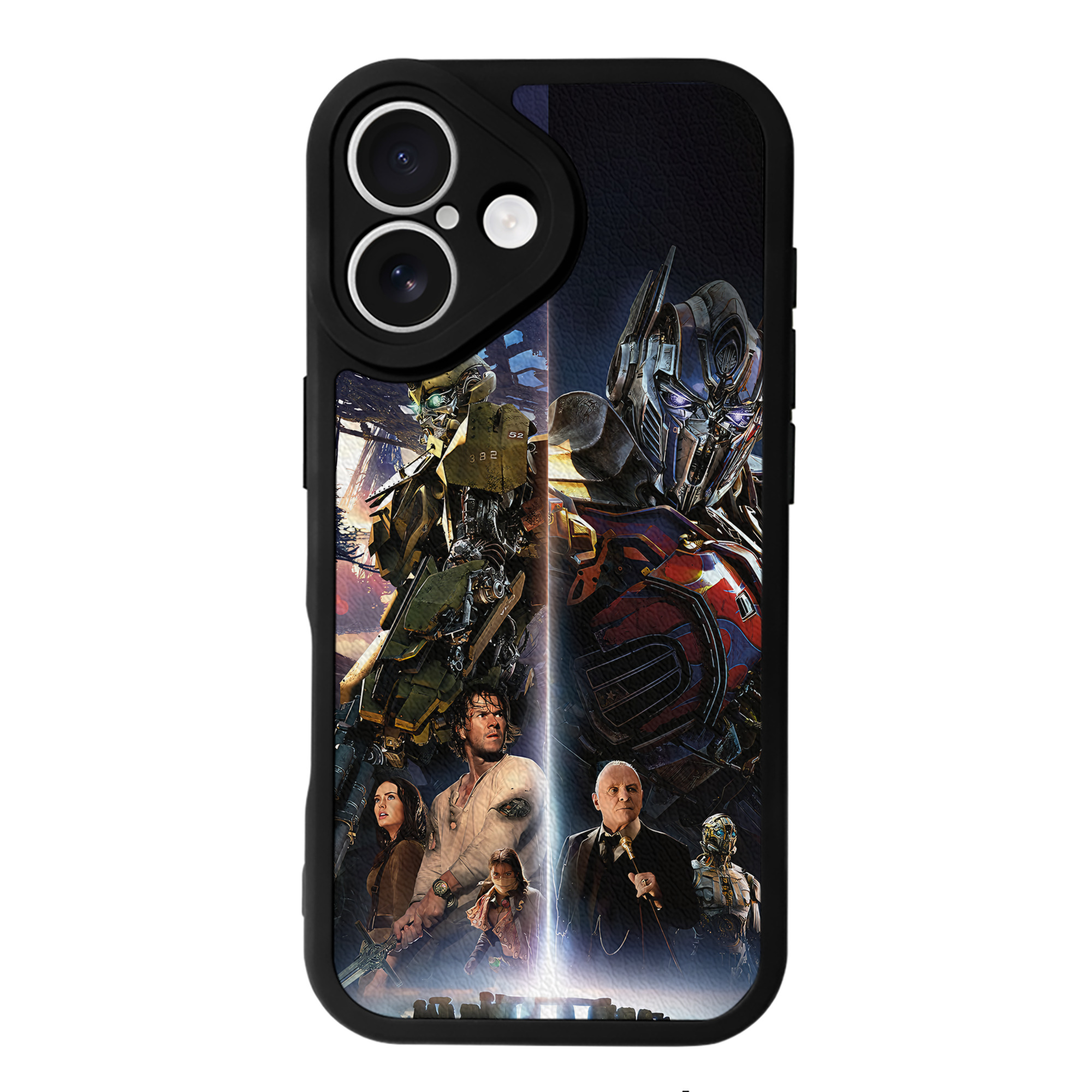 （画像用） Transformers トランスフォーマー 【iPhone 16シリーズ対応】シリコンスマホケース（レザー調） 材質：シリコン